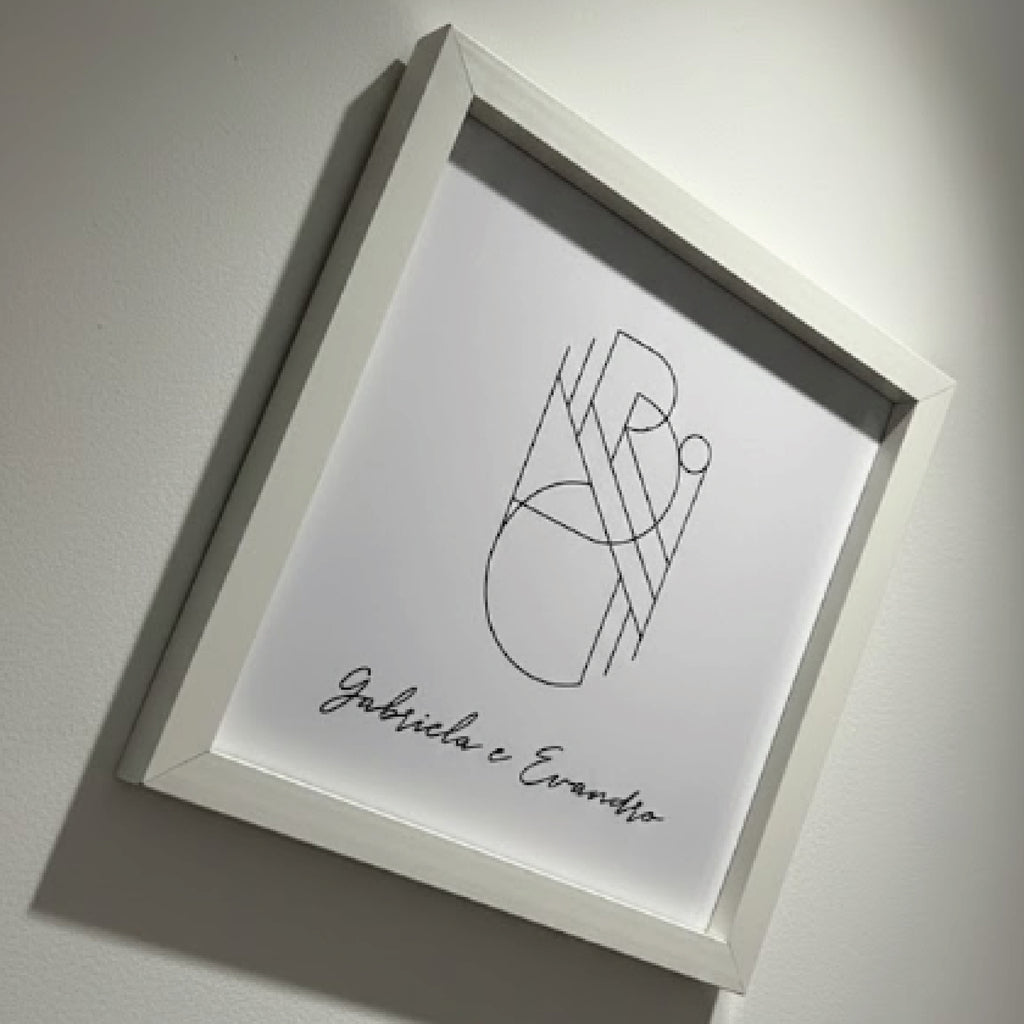 Símbolo Monograma Personalizado APENAS ARTE