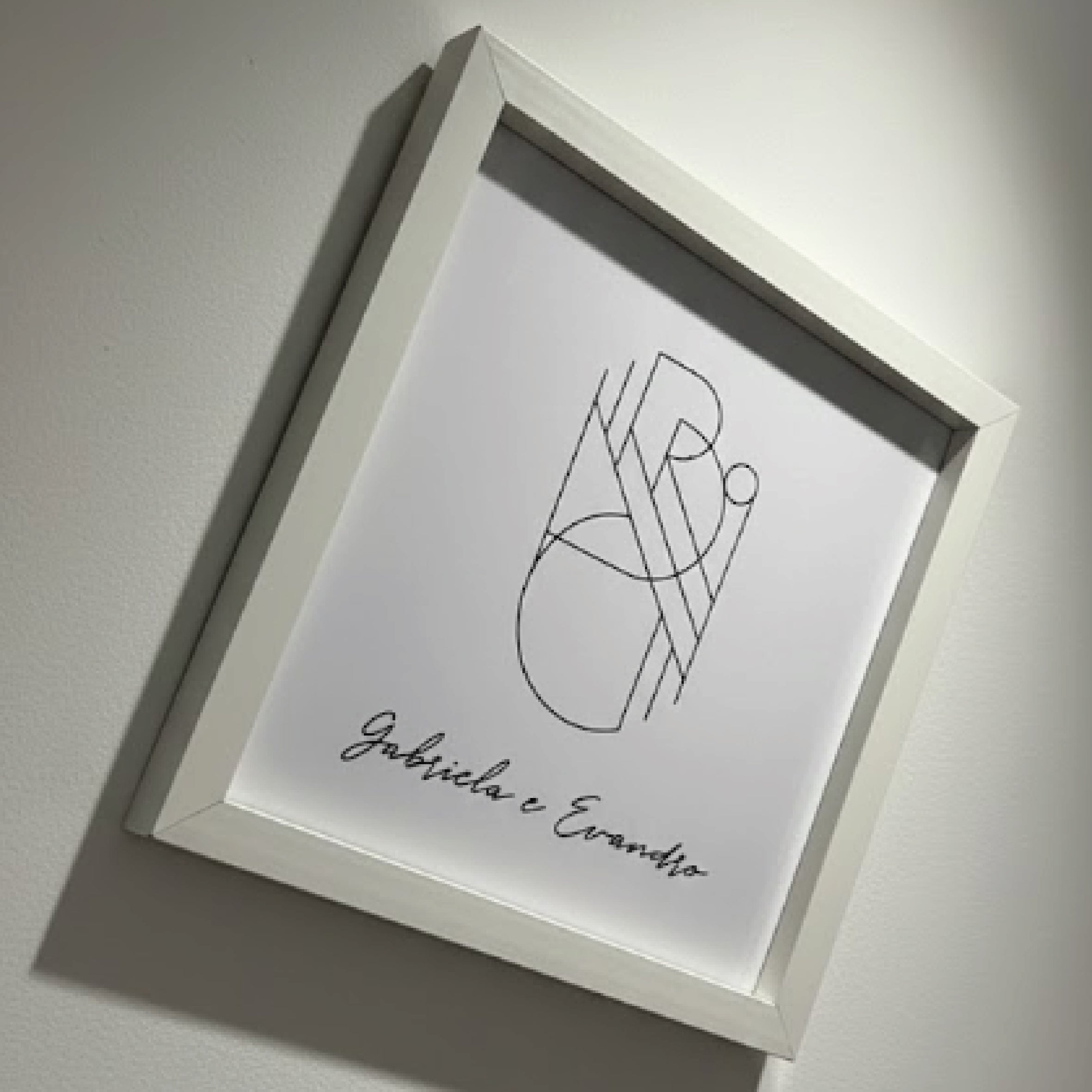 Símbolo Monograma Personalizado APENAS ARTE